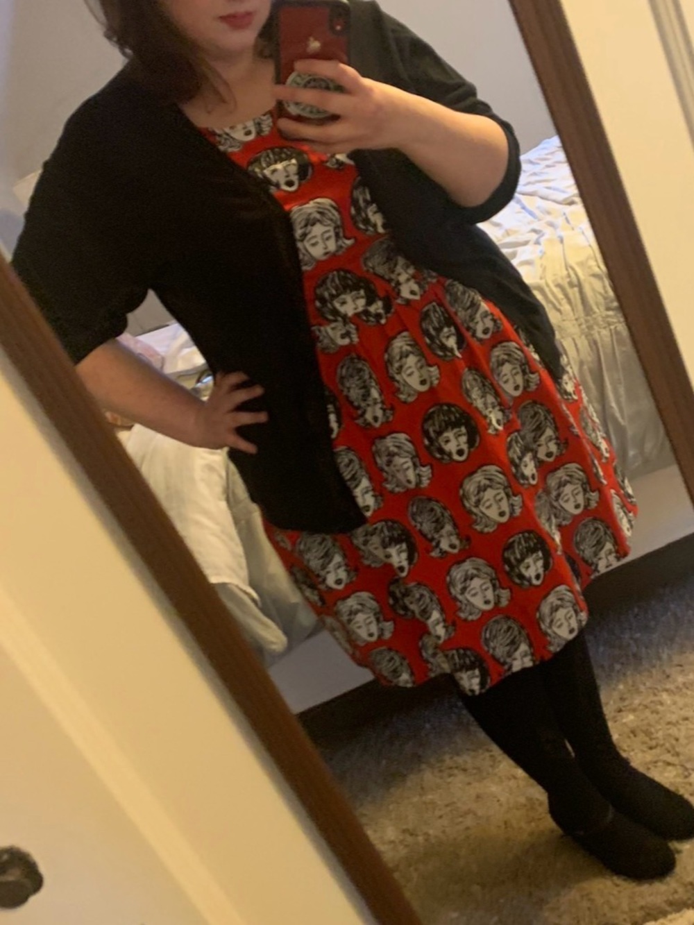 Retrolicious “I’m Wiggin’ Out” Plus Size Dress - Picture 2 of 8